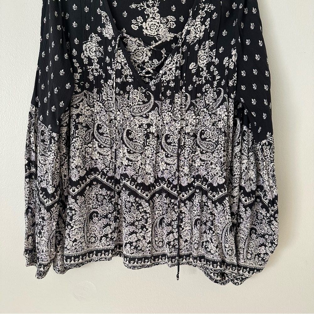 | billabong • just a dream woven peasant blouse • small | - Picture 10 of 12